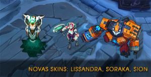 Novas Skins: Lissandra, Sion e Soraka
